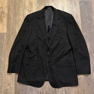 Pronto Uomo Black Men's Cashmere Sport Coat Blazer Made in Canada